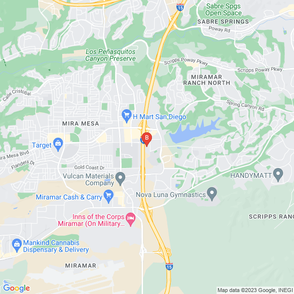 Precision General Contracting location map: 10650 Treena St Suite 203, San Diego, CA